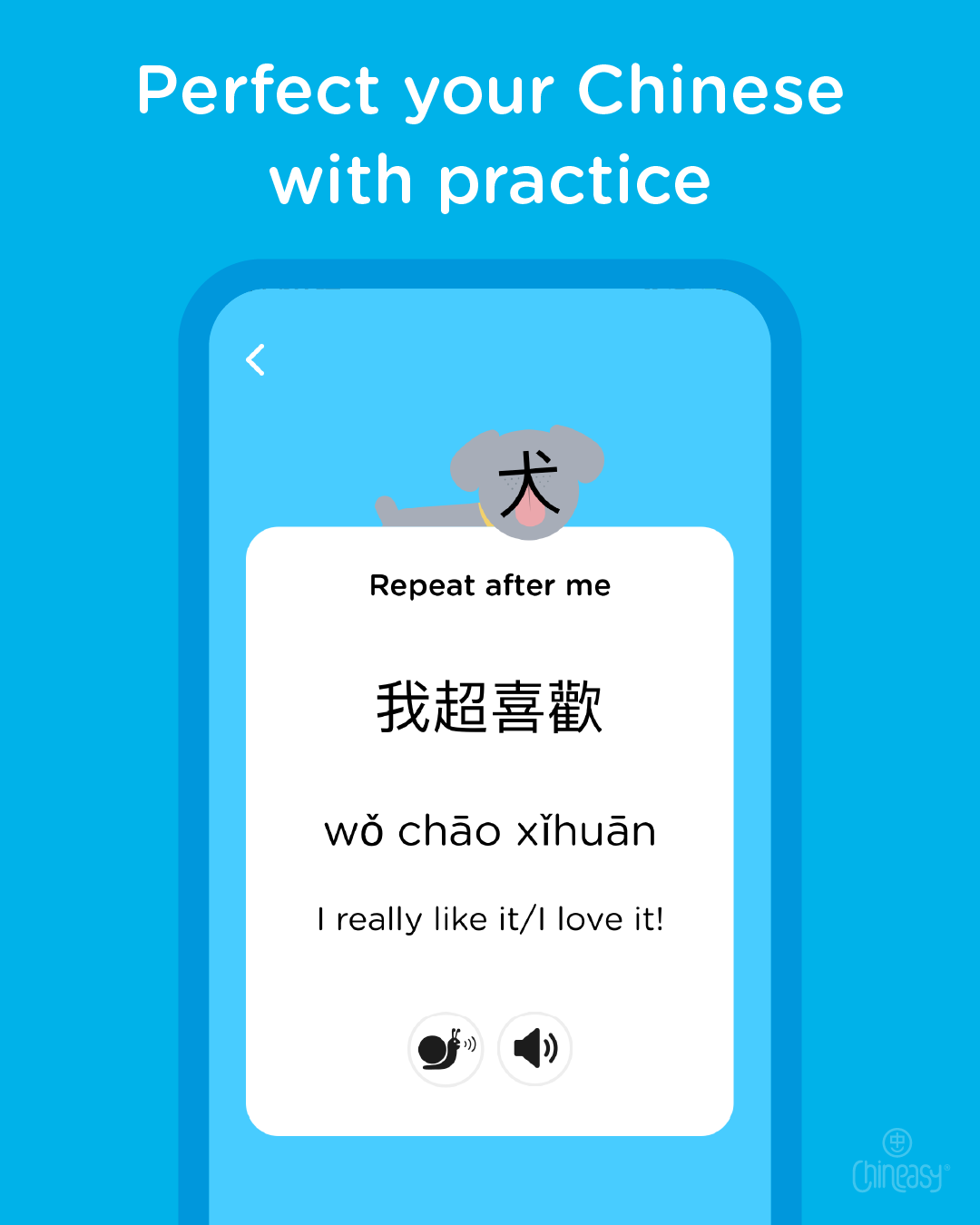 Talk Chineasy, the best app to learn Chinese