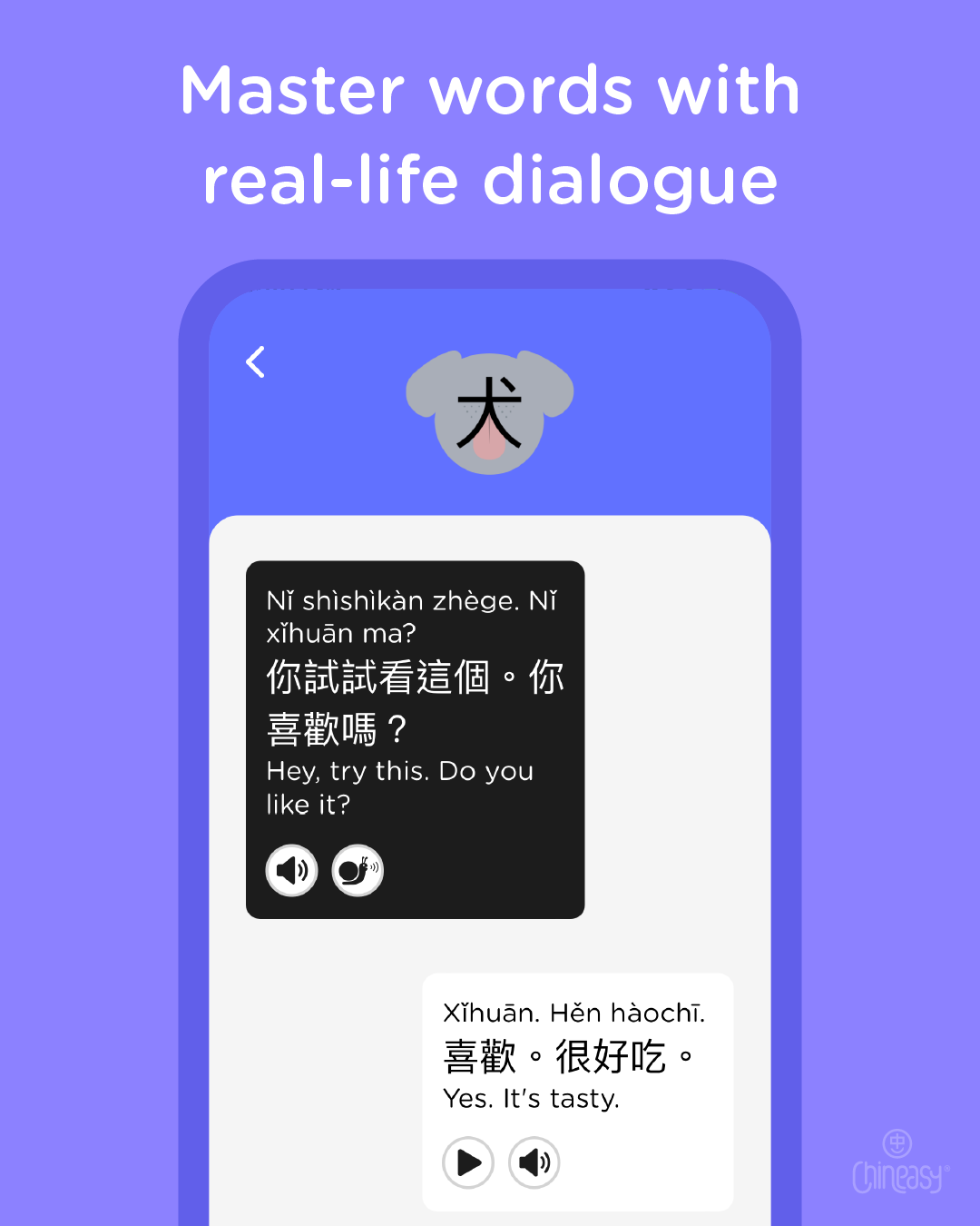 Talk Chineasy, the best app to learn Chinese